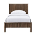 Jordana Walnut Solid Wood Twin Bed