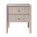 Jordana 18.5" Natural Solid Wood Nightstand