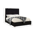 Lachlan Velvet Upholstered Queen Bed