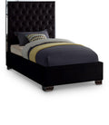Lachlan Velvet Upholstered Twin Bed