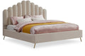 Lambert Velvet Upholstered King Bed