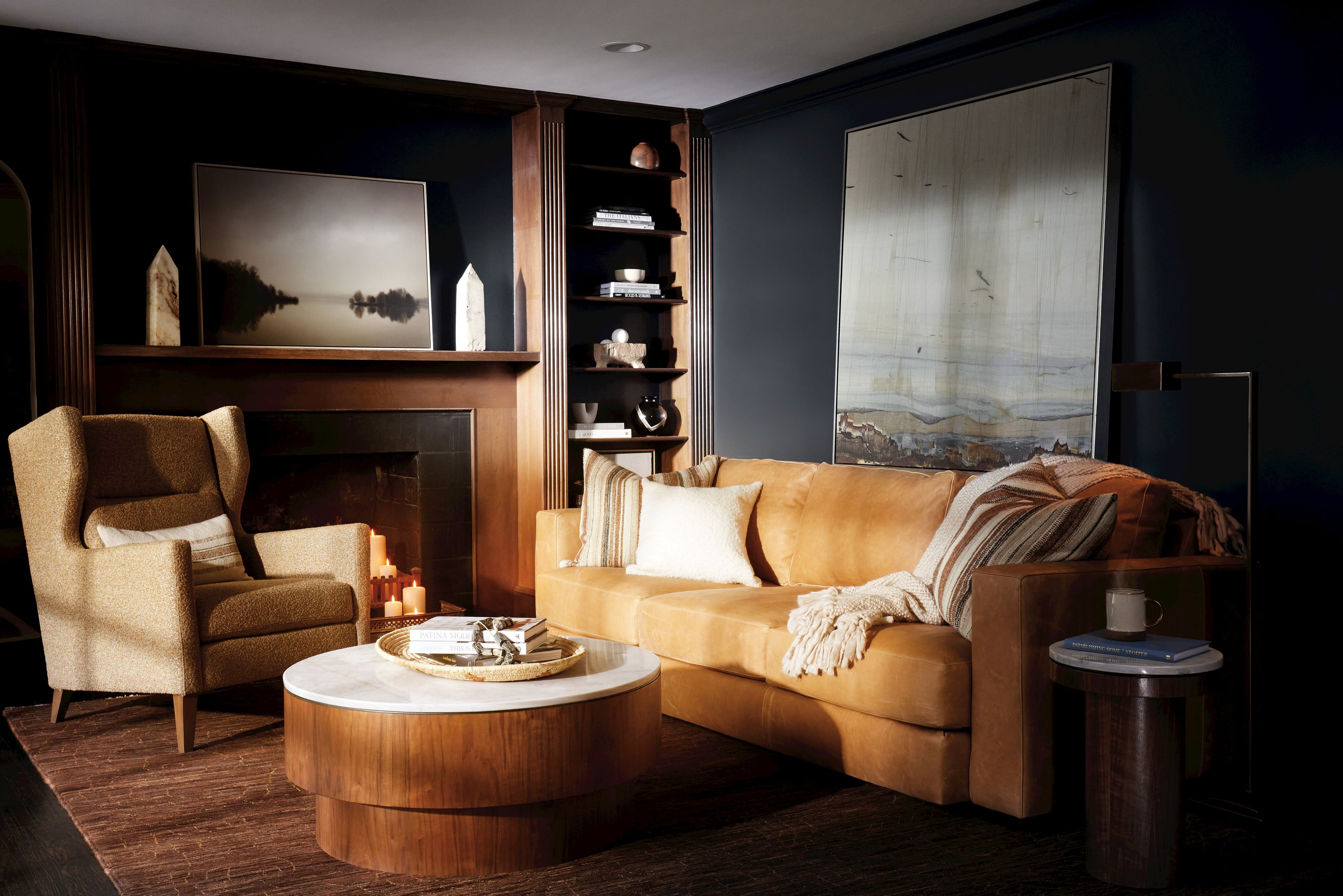 Ren Leather Sofa