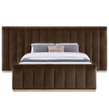 Amara Velvet Upholstered Bed