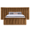 Amara Velvet Upholstered Bed