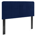 Milenna Channel Tufted Performance Velvet King/California King Headboard