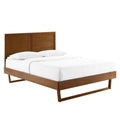 Marlee Wood Twin Platform Bed With Angular Frame