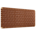 Sparta Weave Wall-Mount Vegan Leather Queen Headboard