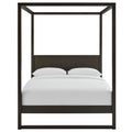 Alva King Wood Canopy Platform Bed