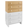 Nolia 6-Drawer Color Block Dresser Chest