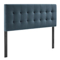 Lily Stain-Resistant Performance Velvet King Size Headboard