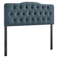 Annabel Stain-Resistant Performance Velvet Queen Headboard