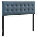 Emily Stain-Resistant Performance Velvet Queen Size Headboard