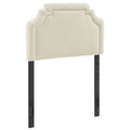 Magnolia Upholstered Fabric Twin Size Headboard