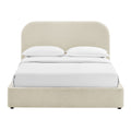 Keynote King Fabric Upholstered Storage Platform Bed Frame