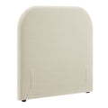 Keynote Twin Size Upholstered Fabric Headboard
