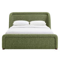 Tasmin King Upholstered Fabric Platform Bed