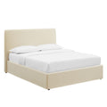 Pemberly Linen Blend Slipcovered King Size Storage Bed