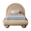 Lionel Velvet Upholstered Twin Bed