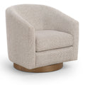Manarola Performance Fabric Upholstered Swivel Accent Chair