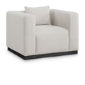 Alistair Linen Textured Fabric Upholstered Chair