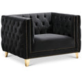 Lyra Velvet Upholstered Chair