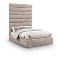 Agatha Chenille Fabric Upholstered Full Bed