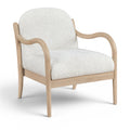 Gwyneth Cream Performance Fabric Upholstered Accent Chair