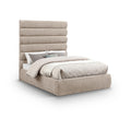 Agatha Chenille Fabric Upholstered Full Bed