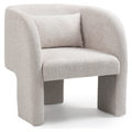 Rosaria Chenille Fabric Upholstered Accent Chair