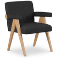 Westcott Boucle Fabric Upholstered Accent Chair