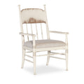 Americana Upholstered Seat Arm Chair