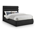 Agatha Boucle Fabric Upholstered Full Bed