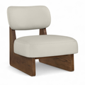Ventana Vegan Leather Upholstered Accent Chair