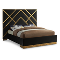 Umberto Velvet Upholstered Queen Bed