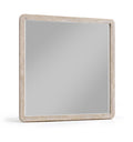 Adley Solid Wood And Oak Veneer Mirror