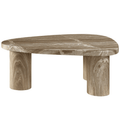 Sylvestra Beige Concrete Indoor/Outdoor Coffee Table