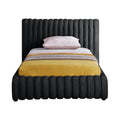 Minerva Velvet Upholstered Twin Bed