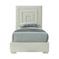 Nadine Velvet Upholstered Twin Bed