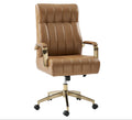 Conan Camel Leather Ergonomic Executive Office Chair