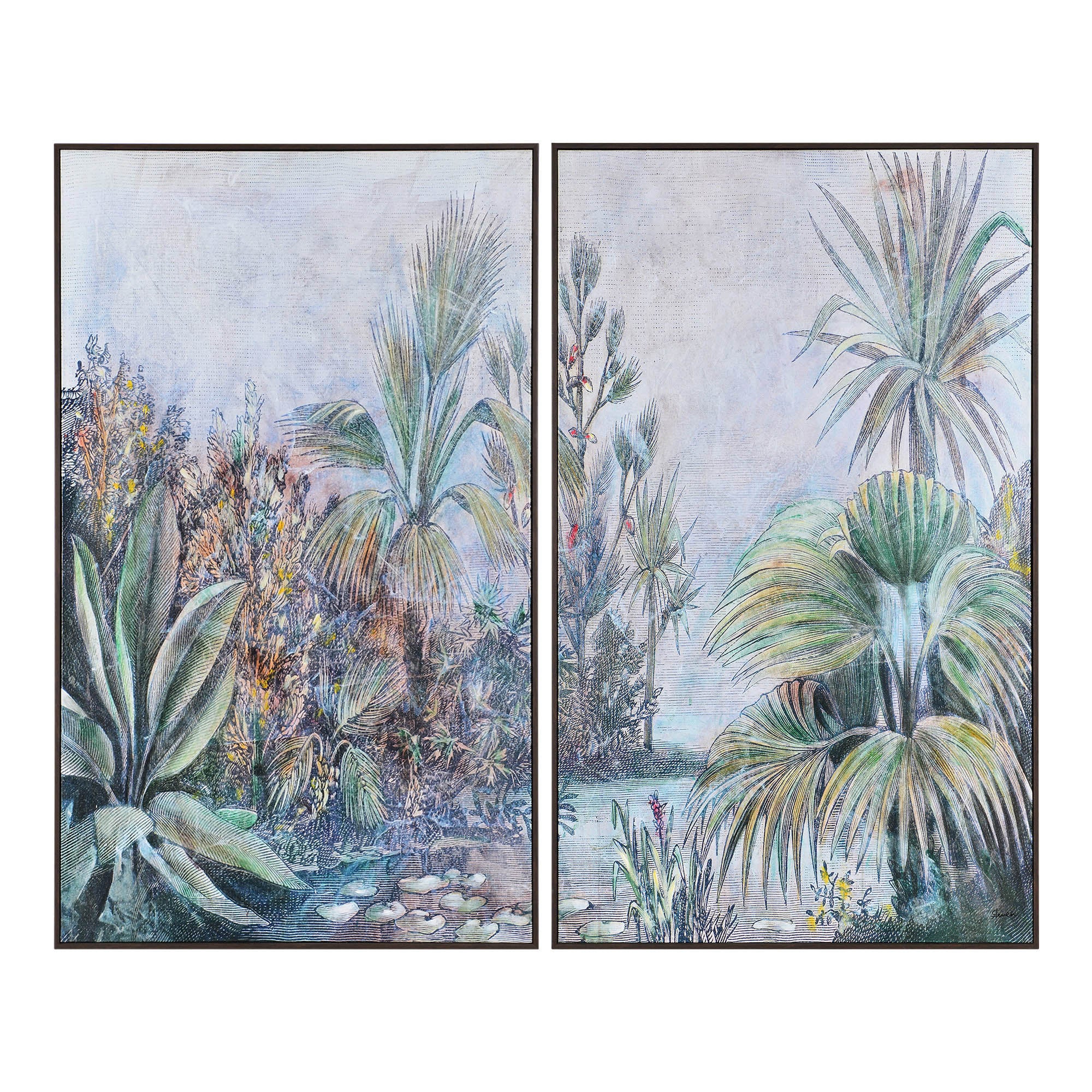 Labyrinth by Steven Sabado – Hand-Painted Canvas Art Set