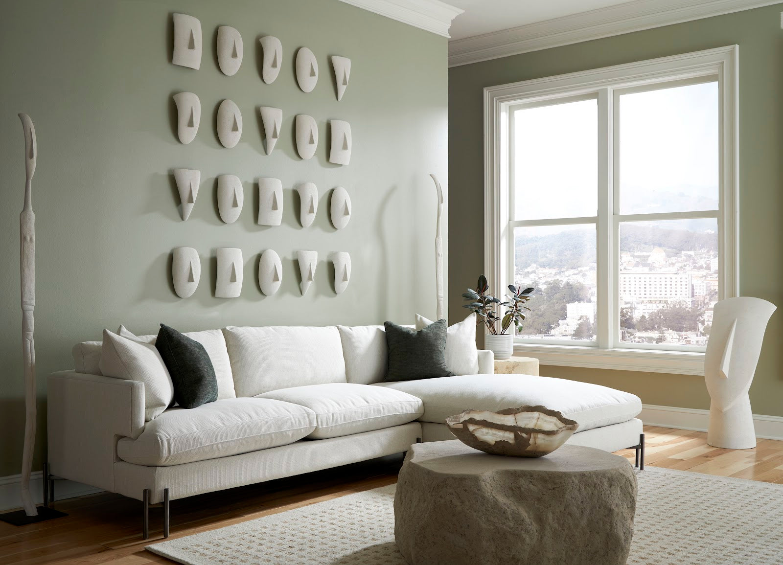Quarry Coffee Table in Roman Stone – Organic Design