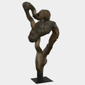 Cast Teak Root Sculpture in Bronze – Resin Floor Art Décor