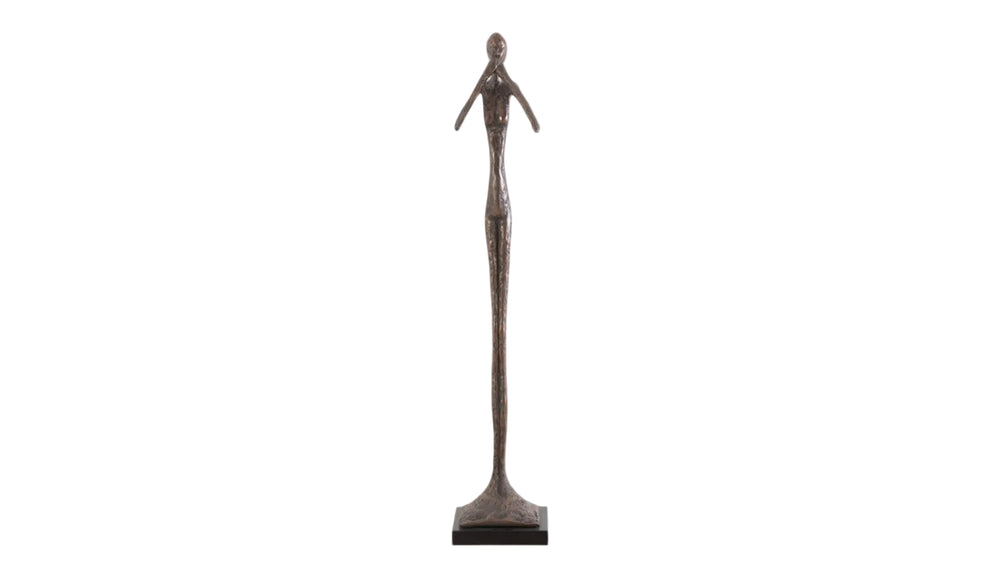 Speak No Evil Bronze Sculpture | Modern Organic Art