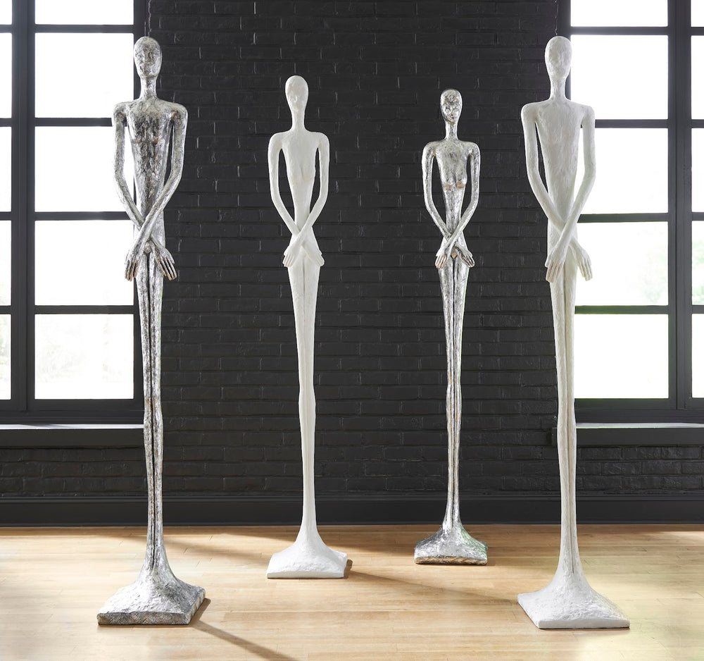 Lloyd Sculpture in Silver Leaf