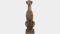 Greyhound Sculpture with Real Bronze Powder Finish
