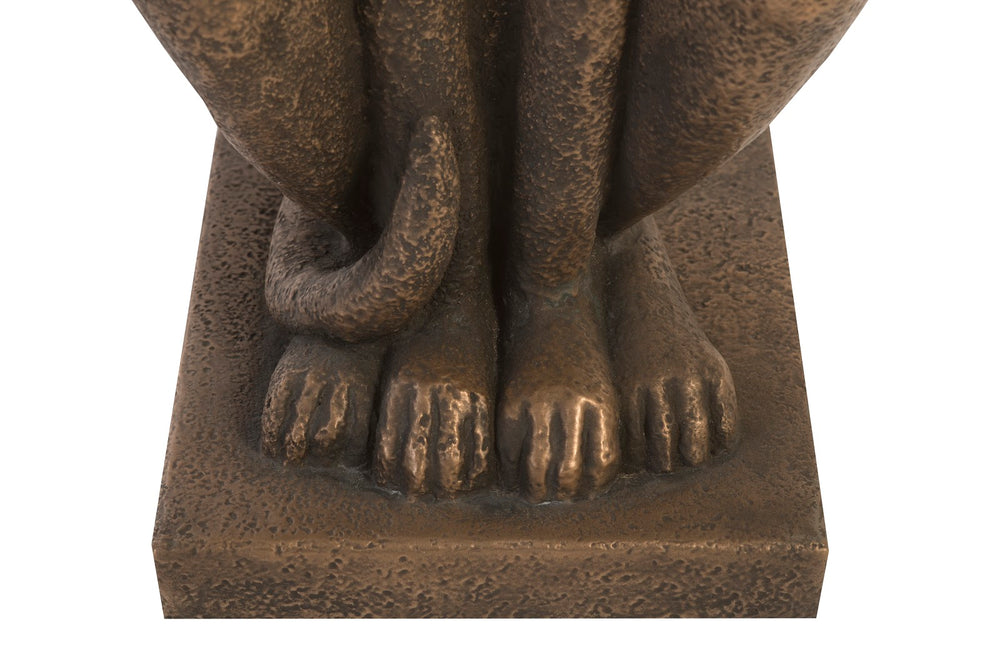 Greyhound Sculpture with Real Bronze Powder Finish