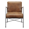 Dagwood Leather Armchair Open Road Brown
