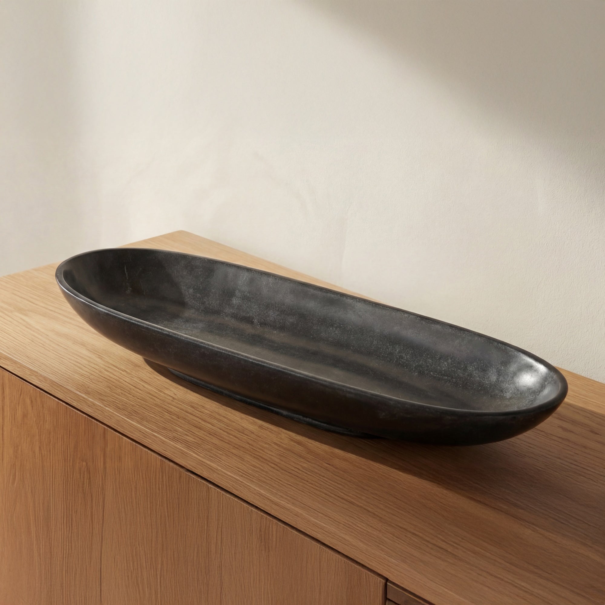 Venetia Tray Black Marble