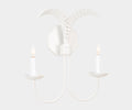 Petite Palm Sconce - White