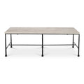 River Coffee Table Botticino Marble